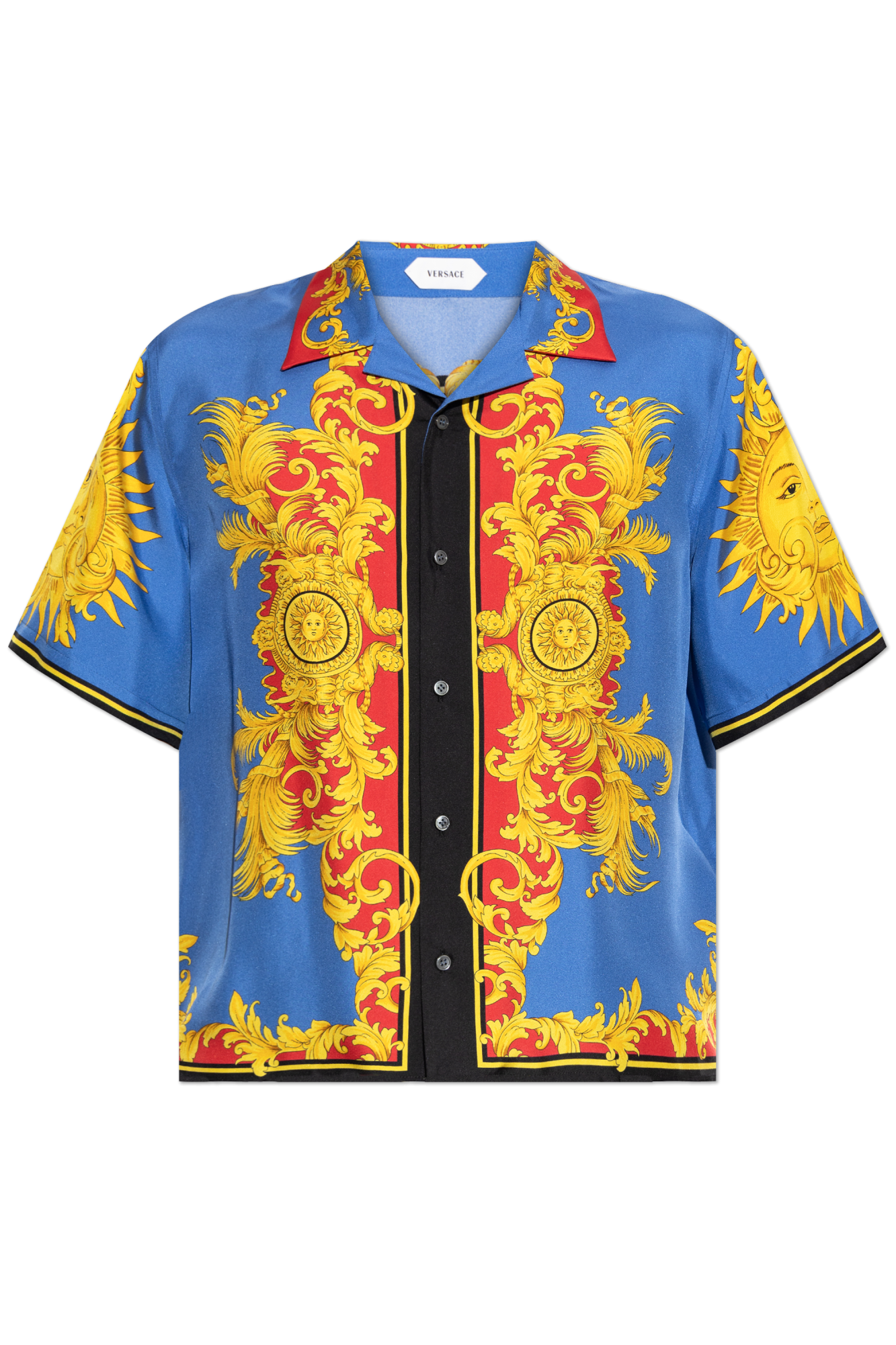 Versace Silk short-sleeve shirt | Men's | Vitkac